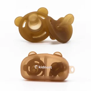 Smoczki silikonowe Happling 0–18M 2szt ortodontyczny/symetryczny BPA free - Smoczki uspokajające - miniaturka - grafika 1