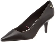 Czółenka - Tommy Hilfiger Damskie czółenka Th Pointy Fw0fw06942, Czarny, 38 EU - miniaturka - grafika 1