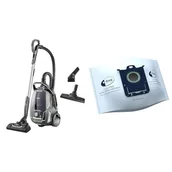 Worki do odkurzaczy - Aeg Vx9-2-Öko Odkurzacz, Czarny, 850 WW 230 VV & AEG GR210S s-bag Ultra Long Performance worki do odkurzacza - miniaturka - grafika 1