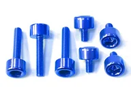 Części motocyklowe - Pro-Bolt TDUC aluminiowy zestaw śrub do korków wlewu paliwa, niebieski - miniaturka - grafika 1