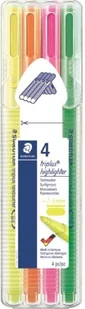 STAEDTLER- Zestaw 4 zakreślaczy triplus highlighter - Zakreślacze - miniaturka - grafika 1