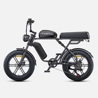 Rowery elektryczne - Rower Elektryczny Engwe M1 Eu - Silnik 250W Bateria 48V28.6Ah 20-Calowe Opony Hydrauliczne Hamulce Tarczowe - Czarny - miniaturka - grafika 1