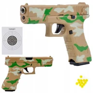 Zabawki militarne - PISTOLET NA KULKI BB AIRSOFT 17 REPLIKA KARABIN METAL - miniaturka - grafika 1