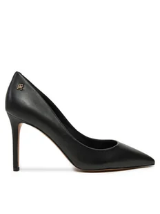 Tommy Hilfiger Szpilki Essential Pointed Pump FW0FW07533 Czarny - Czółenka - miniaturka - grafika 1
