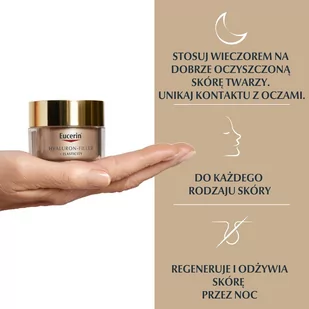 Eucerin Hyaluron-Filler + Elasticity Krem na noc, 50 ml - Kremy do twarzy - miniaturka - grafika 3