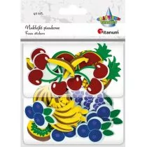 Naklejki piankowe owoce mix 40szt - Zabawki kreatywne - miniaturka - grafika 1