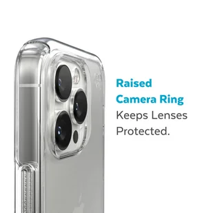 Speck Presidio Perfect-Clear - Etui iPhone 14 Pro z powłoką MICROBAN (Clear) - Etui i futerały do telefonów - miniaturka - grafika 2