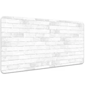 Podkładki na biurko - Podkładka na biurko z nadrukiem Tekstura białej cegły 100x50 cm - miniaturka - grafika 1