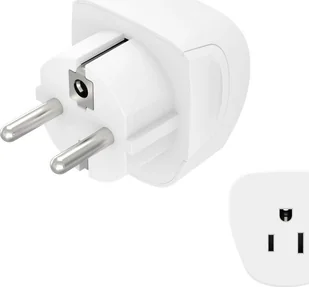 Hama Adapter Podróżny Basic Gniazdo USA -> Wtyk EU - Akcesoria podróżnicze - miniaturka - grafika 1