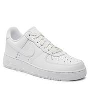 Półbuty męskie - Buty Nike Air Force 1 '07 Fresh DM0211 100 White/White/White - miniaturka - grafika 1