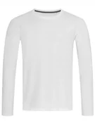 Koszulki męskie - Koszulka Męska Długi Rękaw ELASTIC Bawełna JAKOŚĆ STEDMAN 9620 BIAŁA XL - miniaturka - grafika 1