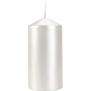 Świeca walec SW600-190 perłowy biały BISPOL - Świece - miniaturka - grafika 1