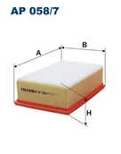 Filtry powietrza - Filtron AP 058/7 FILTR POWIETRZA - miniaturka - grafika 1