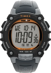 Zegarek Zegarek Timex TW5M64500 TIMEX® IRONMAN® Classic 10 44mm PU Strap - Zegarki męskie - miniaturka - grafika 1