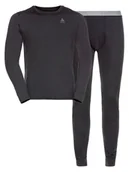 Kalesony - Odlo 2-częściowy zestaw bielizny funkcyjnej "Merino" w kolorze antracytowym - miniaturka - grafika 1
