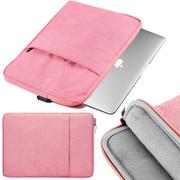 Etui case torba pokrowiec uniwersalne do tabletów Samsung Apple Lenovo Thinkpad Matebook Xiaomi Asus laptopa Macbook AIR 13 13,3" | XL różowy