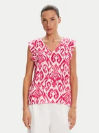 Bluzki damskie - Pieces Bluzka Nya 17147804 Różowy Regular Fit - miniaturka - grafika 1