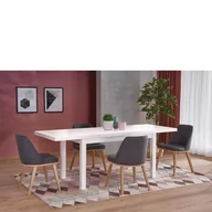 Stoły - Stół Rozkładany 140-220 x 80 x 76 Tiago 2 Biały Halmar - miniaturka - grafika 1