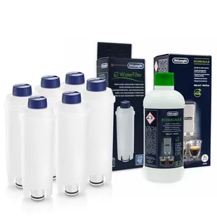 Zestaw Do Delonghi AL-S002 6szt, Odkamieniacz EcoDecalk 500ml, Milkclean 250ml - Akcesoria i części do ekspresów do kawy - miniaturka - grafika 1