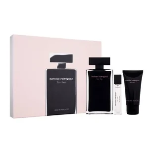 Narciso Rodriguez For Her Zestaw EDP 100 ml + mleczko do ciała 50 ml + EDT 10 ml - Zestawy perfum damskich - miniaturka - grafika 1