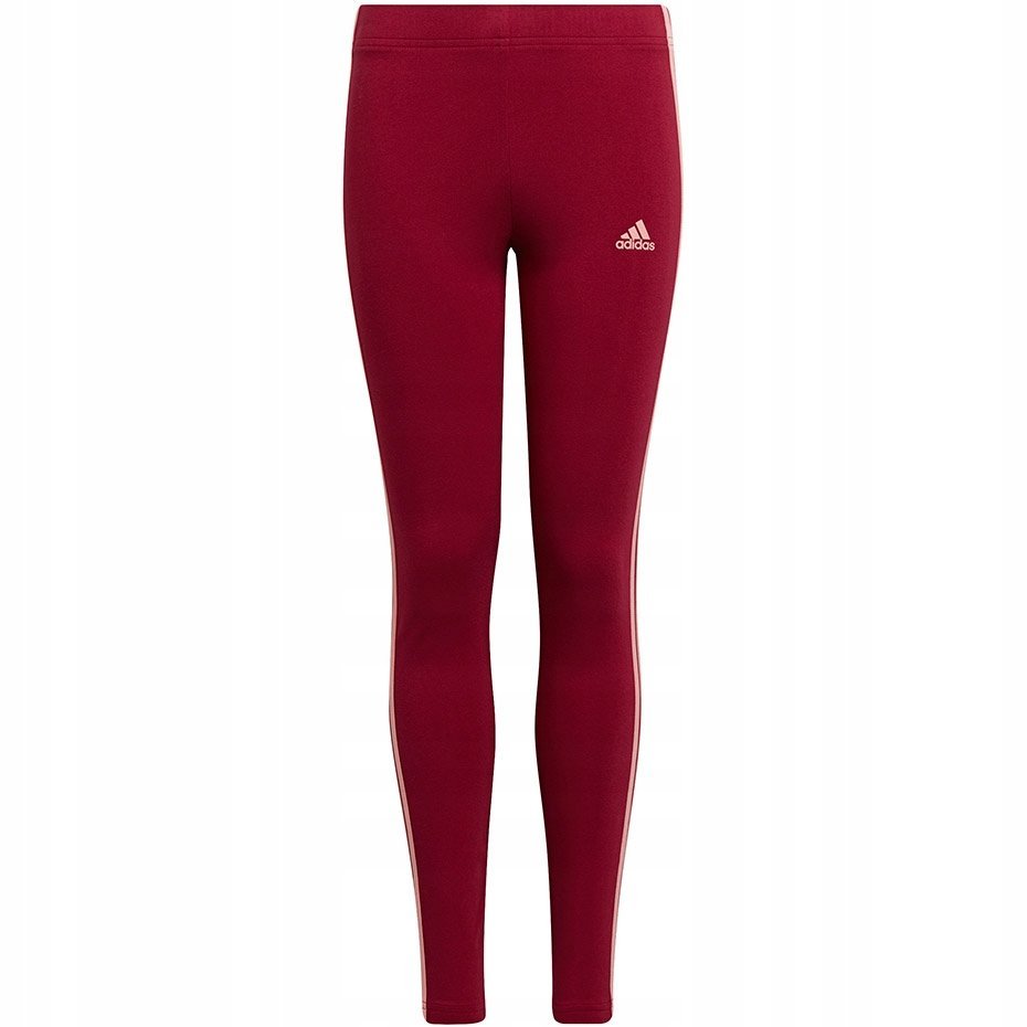 Legginsy dla dzieci adidas Essentials 3-Stripes Leggings czerwone HE1997 11