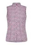 Bluzki damskie - CMP Bluzka funkcyjna w kolorze jasnoróżowo-białym - miniaturka - grafika 1