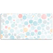 Podkładki na biurko - Mata ochronna na biurko Pastelowe kropki 120x60 cm, Dywanomat - miniaturka - grafika 1
