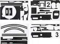 Akcesoria fotograficzne - JJC Okleina na korpus aparatu JJC KS-A6400CF Carbon do Sony A6400 + Sony 16-50 mm - miniaturka - grafika 1