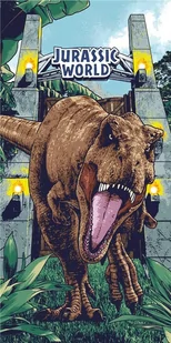 Ręcznik plażowy 70x140 Park Jurajski dinozaur 0783 Jurassic World Park bawełniany dziecięcy - Okrycia kąpielowe dla dzieci - miniaturka - grafika 1