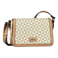 Torebki damskie - Gabor Damska torba Barina Flap Bag M no Zip, Printed White - miniaturka - grafika 1