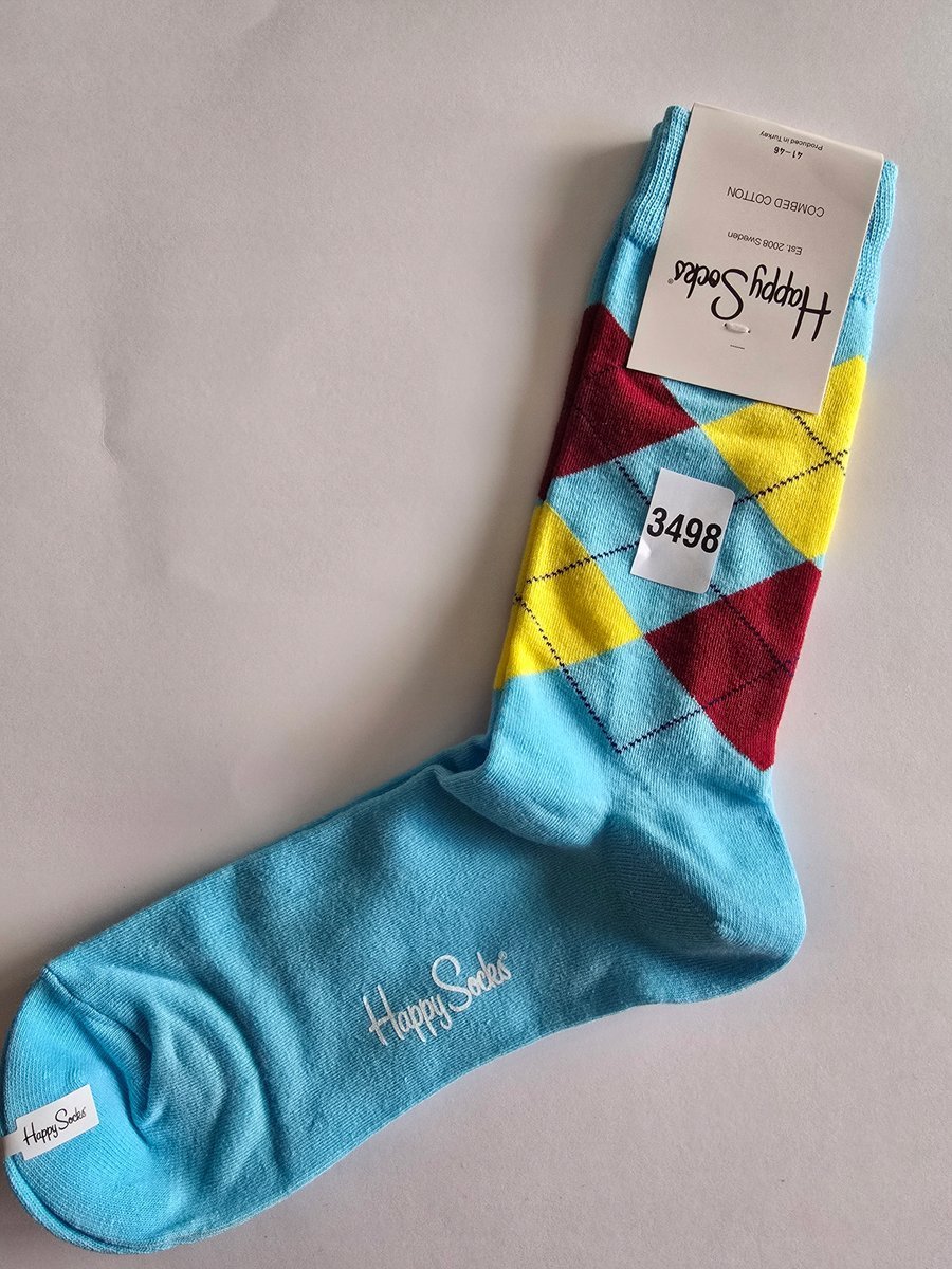Kolorowe skarpety Happy Socks unisex rozmiar 41-46 (3498)
