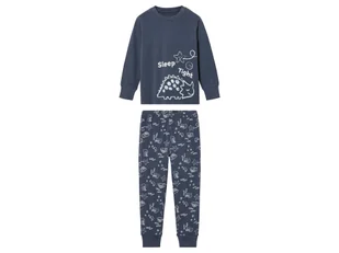 lupilu® Piżama dziecięca z bawełny (110/116, Granatowy) - Piżamy chłopięce - miniaturka - grafika 1