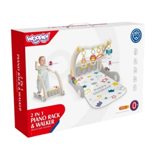 WOOPIE BABY Mata z Pałąkiem Pchacz 2w1 Pianinko - Maty edukacyjne - miniaturka - grafika 3