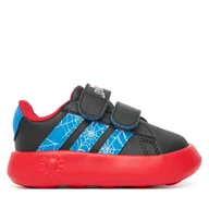 Buty dla chłopców - Sneakersy adidas Grand Court Spider-Man Cf I JQ7828 Czarny - miniaturka - grafika 1
