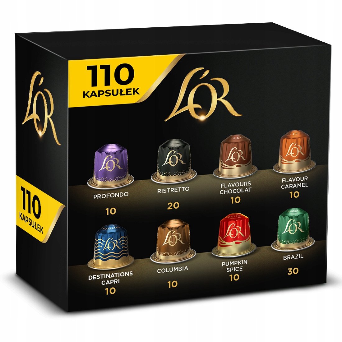 Kapsułki L'or zestaw do Nespresso(r)* mix Capri, 9+2 [110 kaw]