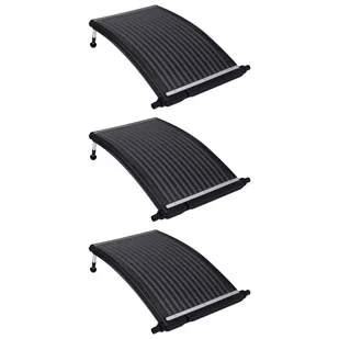 vidaXL Solarne podgrzewacze wody w basenie, łuki, 3 szt., 110x65 cm - Akcesoria do basenów - miniaturka - grafika 1