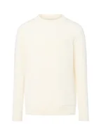 Bluzy męskie - Gant Bluza męska Mężczyźni Bawełna biały wypukły wzór tkaniny, M - miniaturka - grafika 1