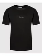 Koszulki i topy damskie - Calvin Klein Curve T-Shirt Inclusive Micro Logo K20K203712 Czarny Regular Fit - miniaturka - grafika 1