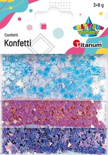 Konfetti mix 3 x 8g Titanum - Pasmanteria - miniaturka - grafika 1