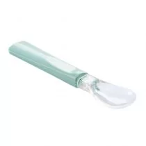 Thermobaby Łyżeczki z silikonową końcówką, Miętowy - Sztućce dla dzieci - miniaturka - grafika 1