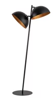 Lampy stojące - Nowoczesna lampa podłogowa Sfera 50336 Sigma do salonu czarna miedziana - miniaturka - grafika 1