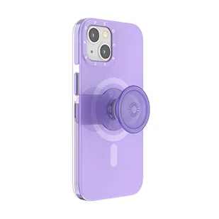 PopSockets: Etui na iPhone'a 13 z uchwytem na telefon i suwakiem kompatybilne z MagSafe, etui na telefon iPhone 13, kompatybilne z bezprzewodowym ładowaniem - fioletowe - Etui i futerały do telefonów - miniaturka - grafika 1