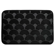 Dywaniki łazienkowe - Dywanik łazienkowy Milano 40 x 60 cm czarny - miniaturka - grafika 1