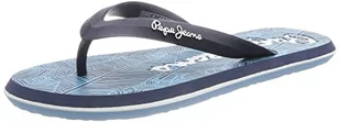 Pepe Jeans Męskie klapki japonki z wielorybem deszczowym, granatowy, 43 EU - Klapki i japonki męskie - miniaturka - grafika 1