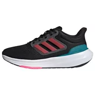 Buty dla dziewczynek - adidas Ultrabounce dziecięce trampki unisex, Core Black Lucid Pink Ftwr Biały, 38 2/3 EU - miniaturka - grafika 1