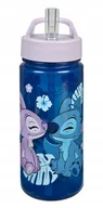 Kubki dla dzieci - bidon na wodę Stich kubek ze słomką ustnikiem Stitch i Andzia 500ml - miniaturka - grafika 1