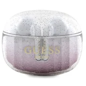 Słuchawki - Gues GUTWSHDGKEEP TWS + stacja dokująca różowe - miniaturka - grafika 1