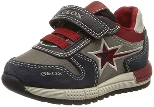 Geox Baby B ALBEN Boy A sneakersy dla chłopców, granatowe/DK RED, 23 EU - Buty dla chłopców - miniaturka - grafika 1