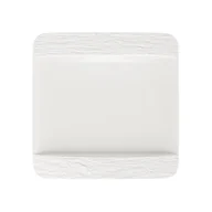 Talerze - Talerz do serwowania kwadratowy Manufacture Rock blanc Villeroy & Boch - miniaturka - grafika 1