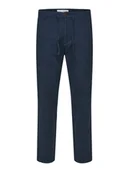 Spodnie męskie - pantaloni uomo selected 16087636 slimtape brody dark sapphire - Selected - miniaturka - grafika 1